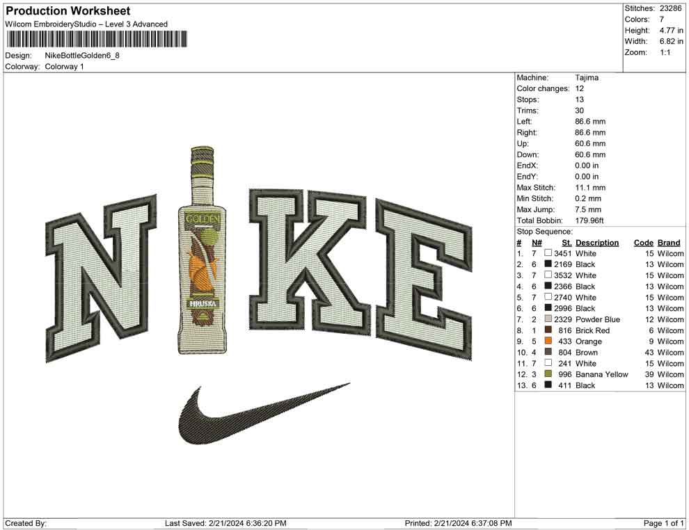 Nike Bottle Golden