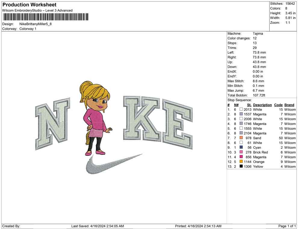 Nike Brittany Miller