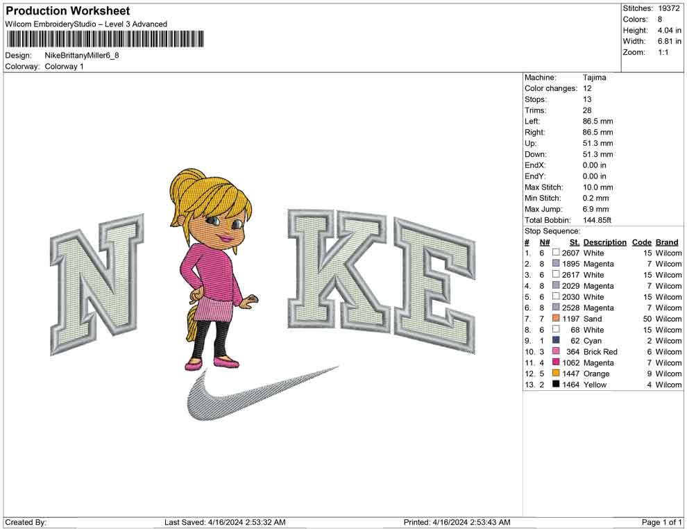 Nike Brittany Miller