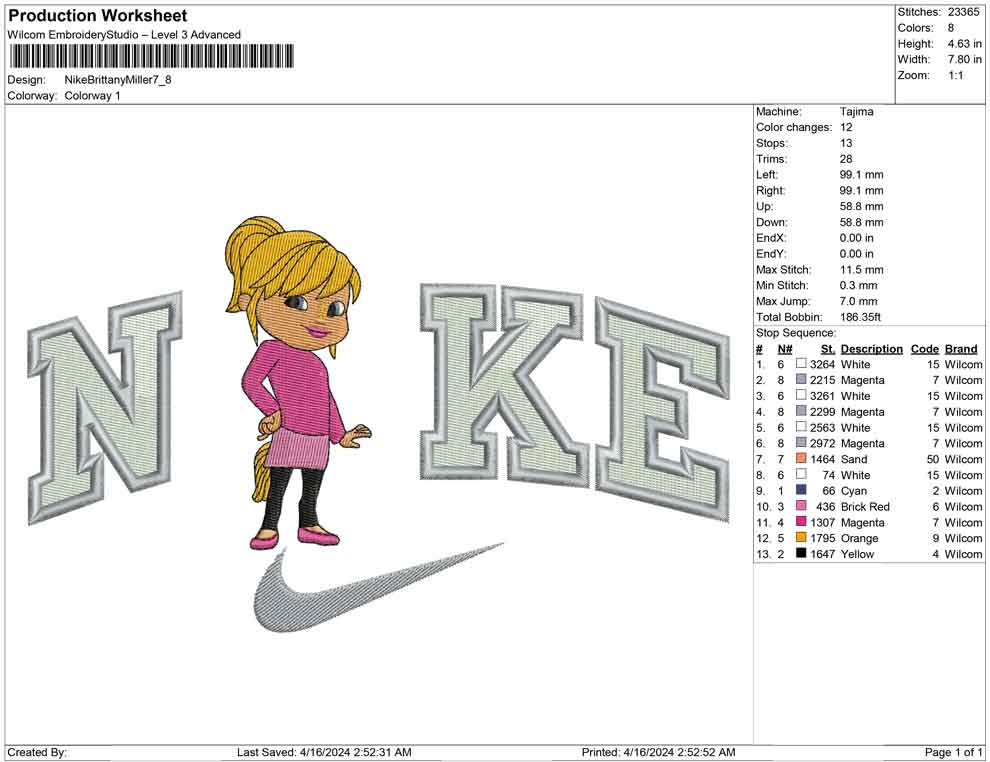 Nike Brittany Miller