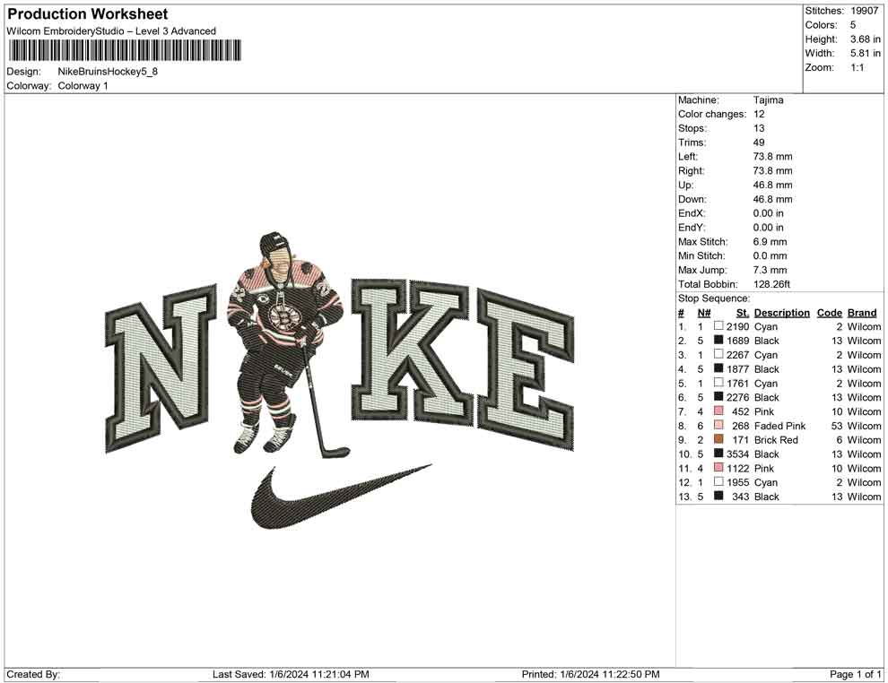 Nike Bruins hockey