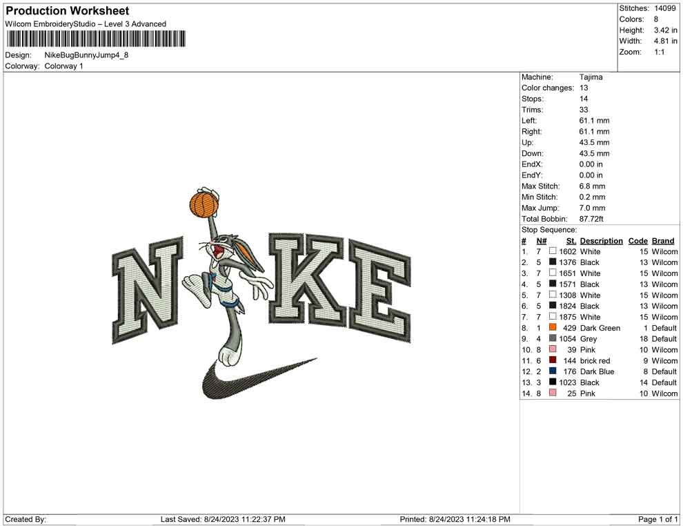 Nike Bugs Bunny Jump