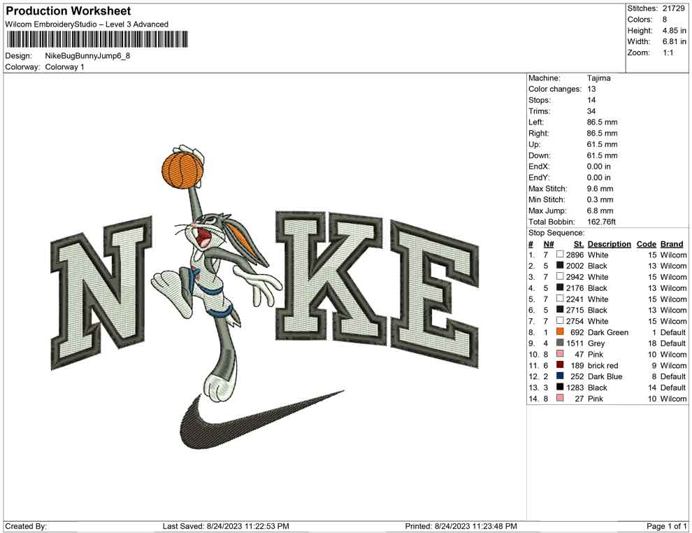 Nike Bugs Bunny Jump