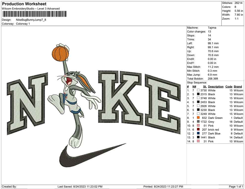 Nike Bugs Bunny Jump