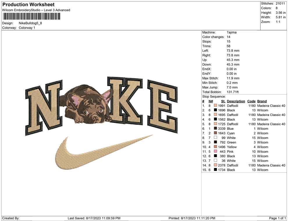 Nike BullDog