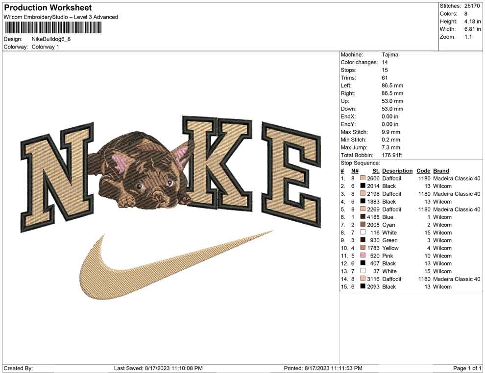 Nike BullDog