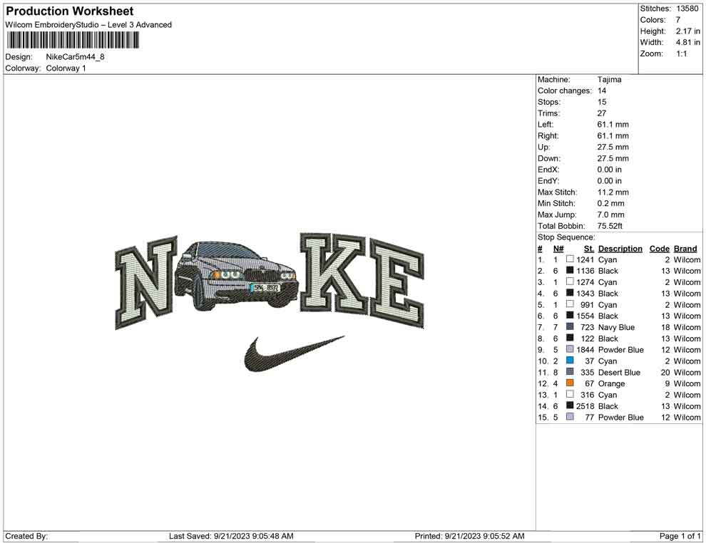 Nike Car 5m4