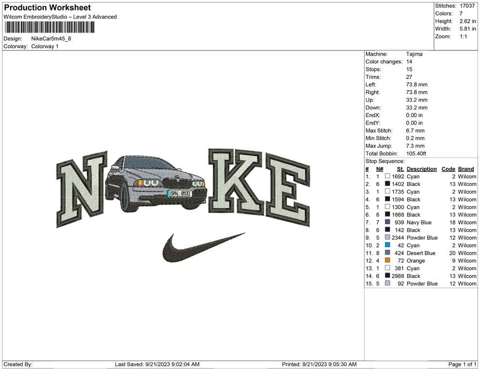 Nike Car 5m4