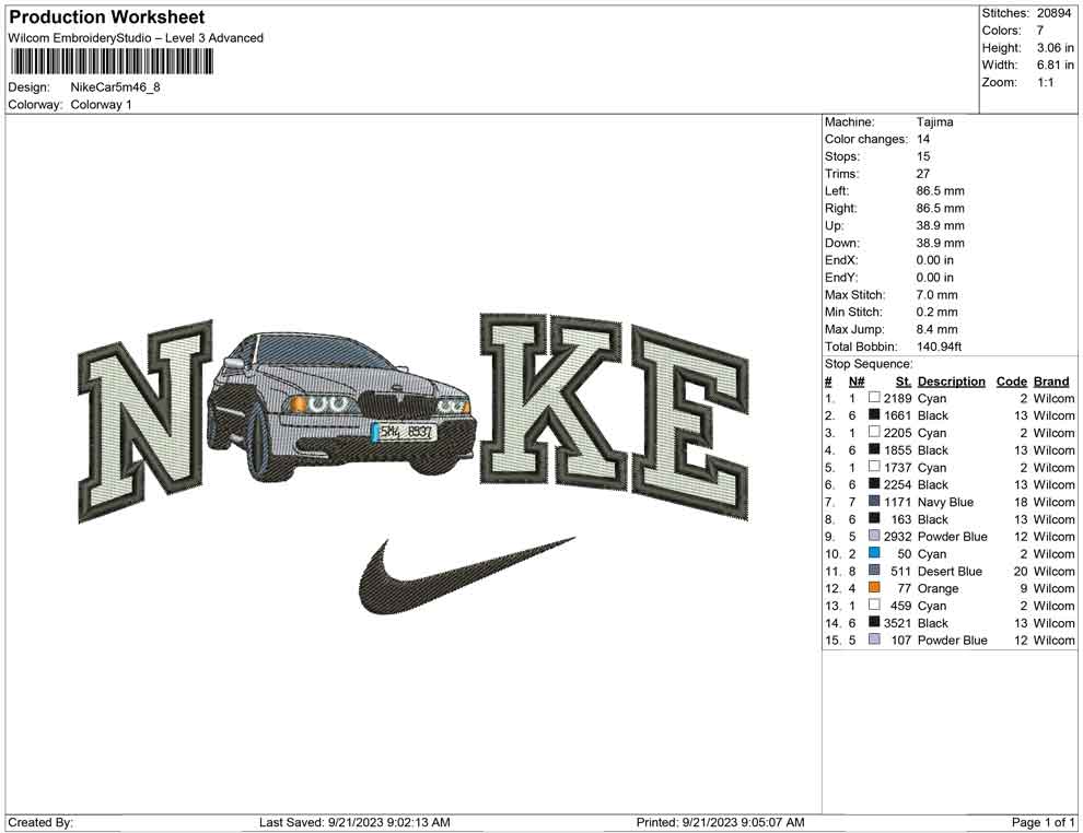 Nike Car 5m4