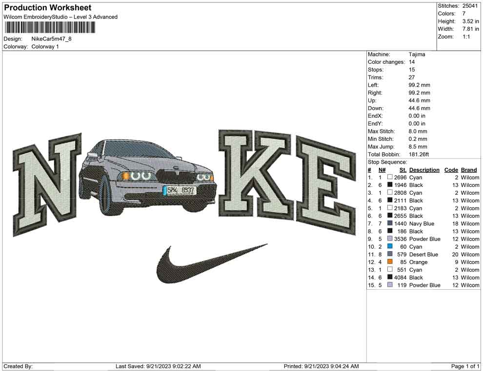 Nike Car 5m4