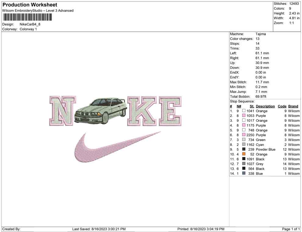 Nike Car B