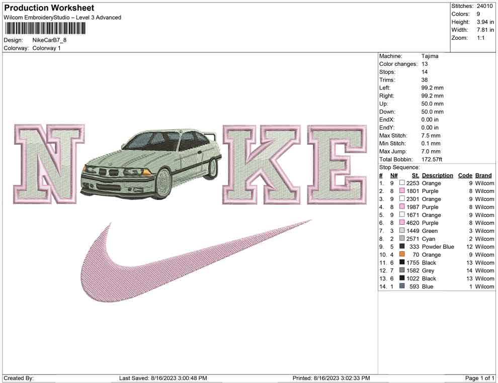 Nike Car B