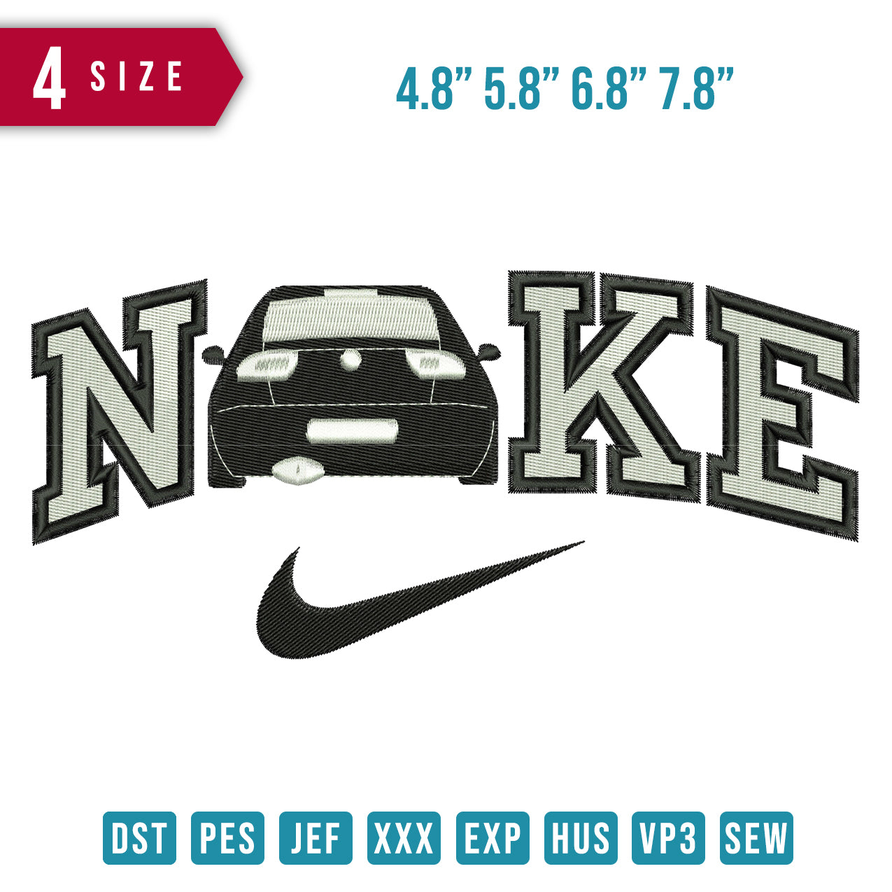 Nike Car Silhouette – Embrobuy