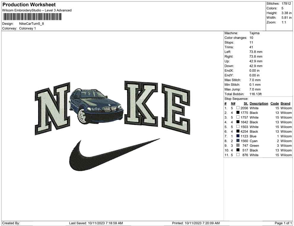 Nike Car Turn