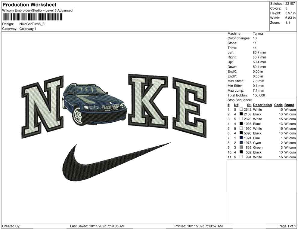 Nike Car Turn