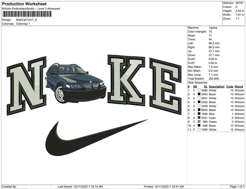 Nike Car Turn