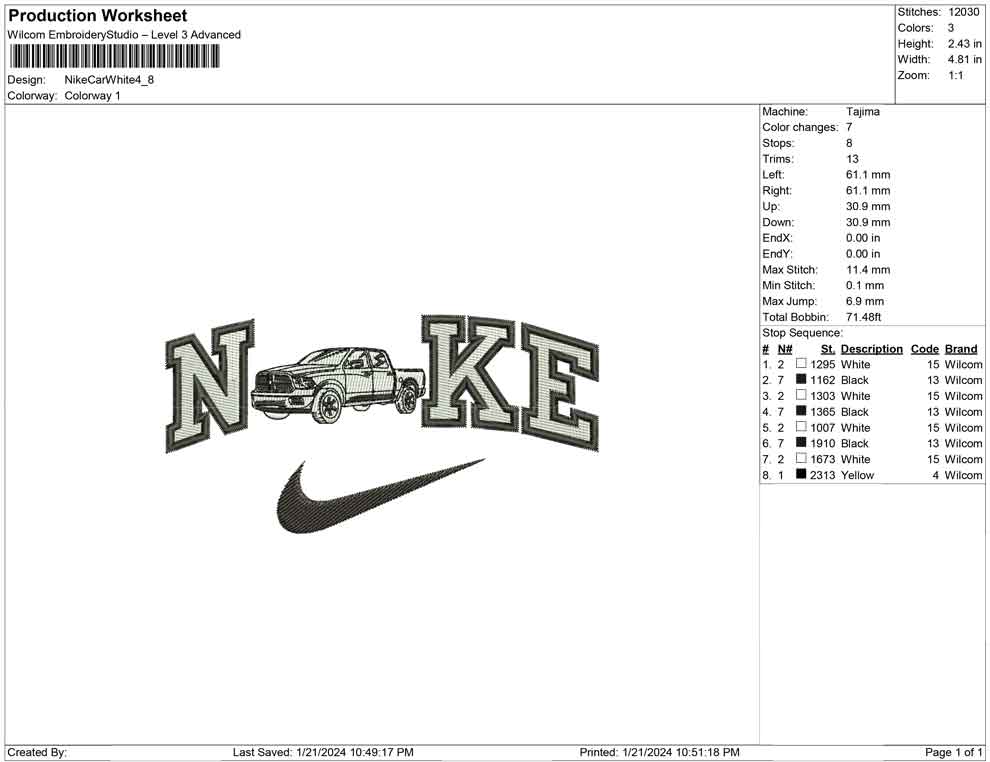 Nike Car White