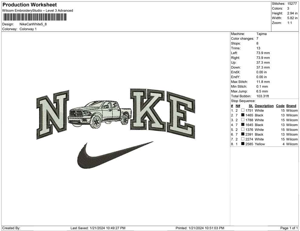 Nike Car White