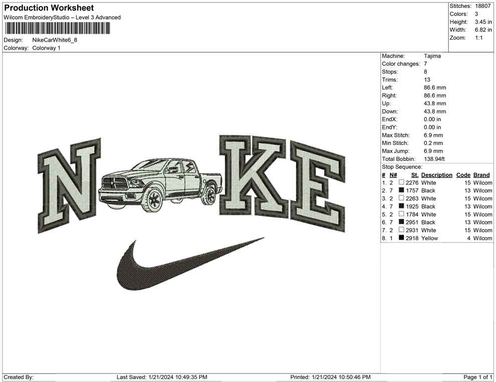 Nike Car White