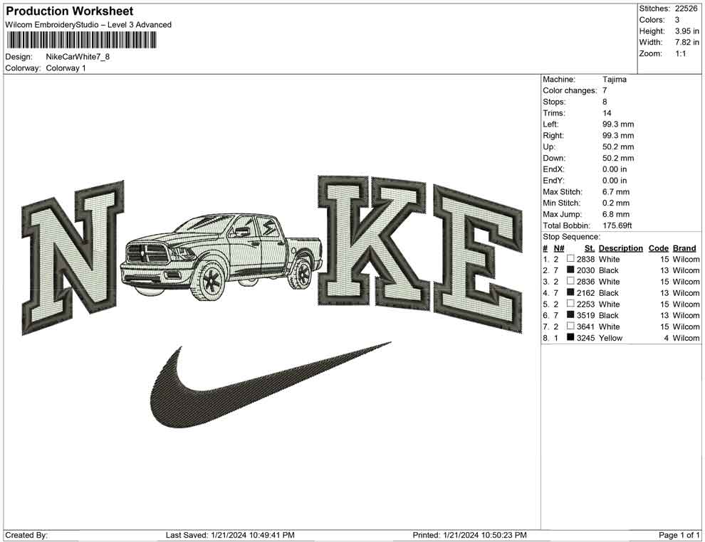 Nike Car White