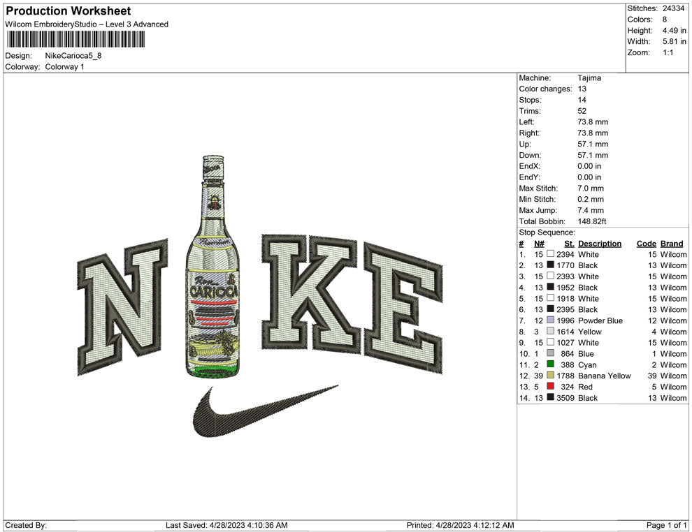 Nike Carioca bottle