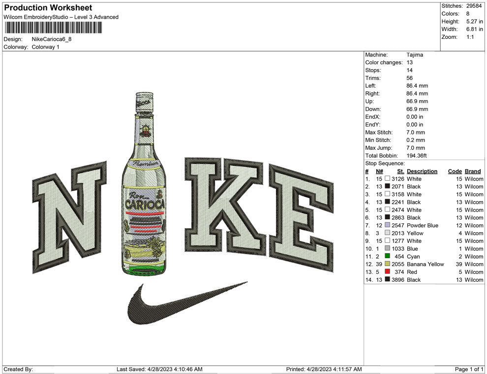 Nike Carioca bottle