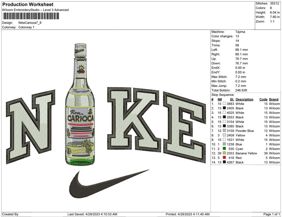 Nike Carioca bottle