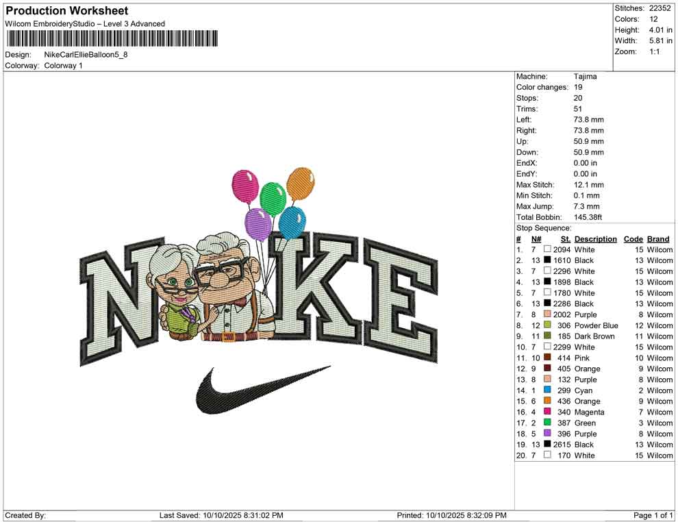 Nike Carl Ellie Balloon