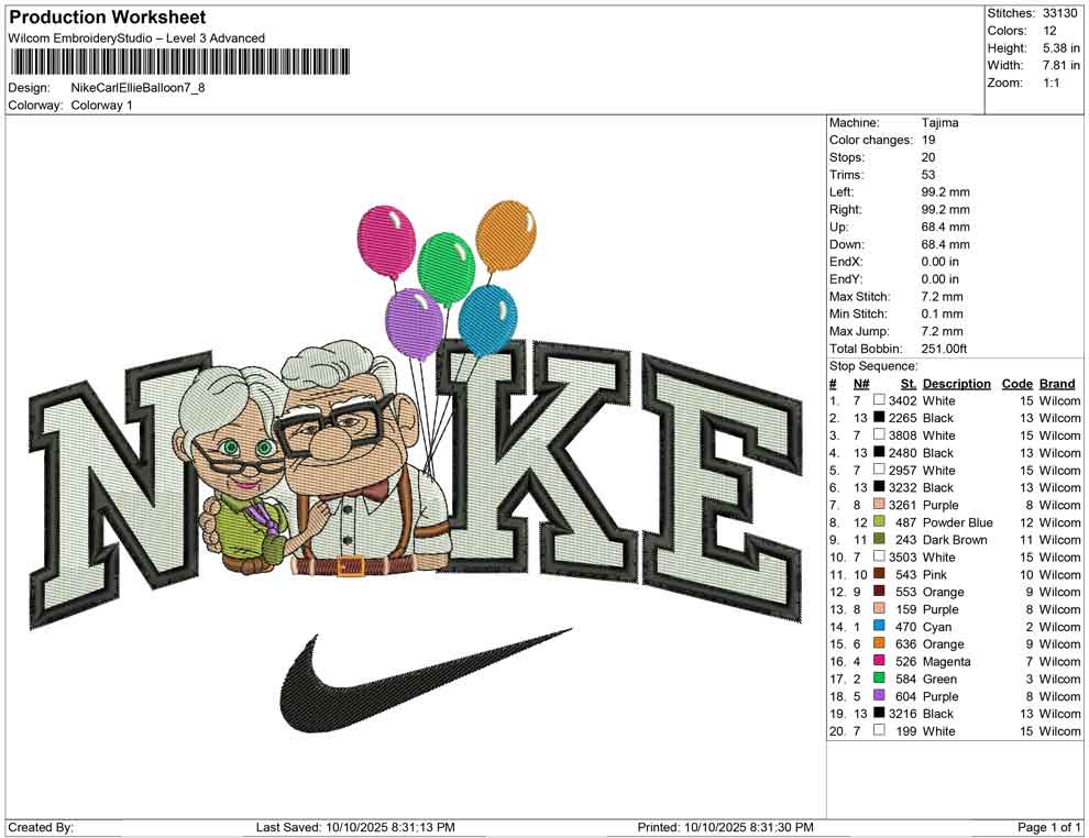 Nike Carl Ellie Balloon