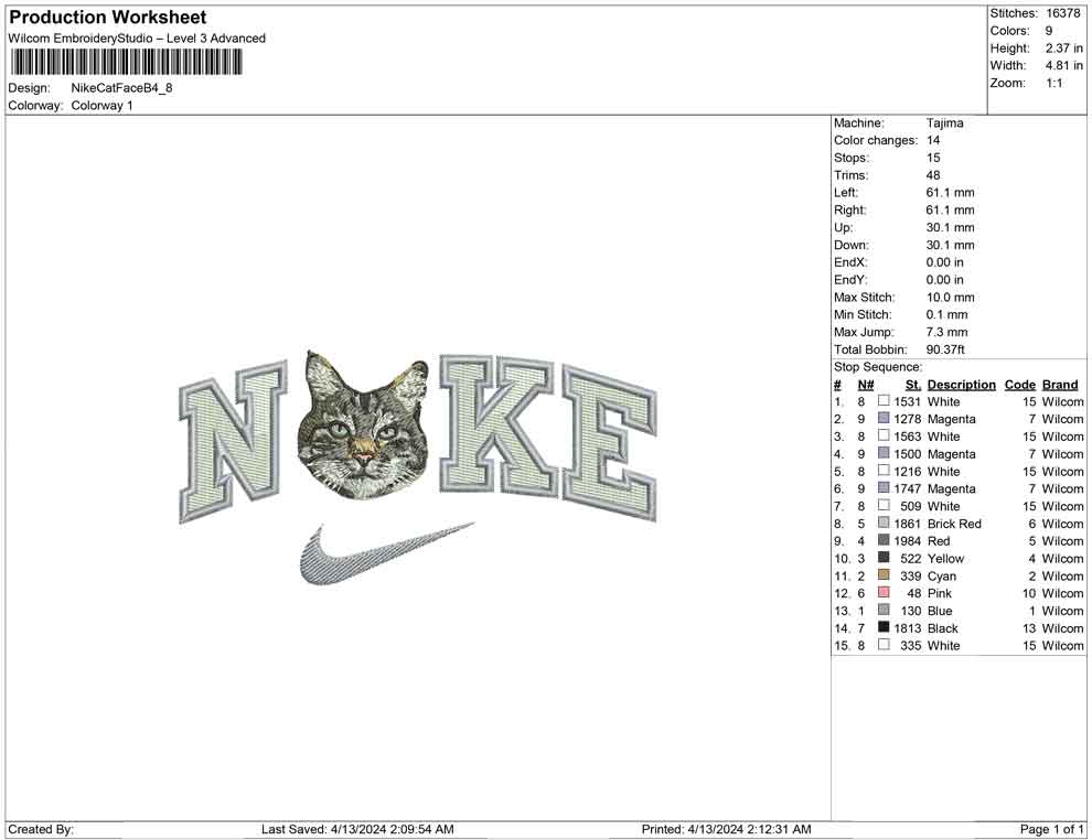 Nike Cat Face B