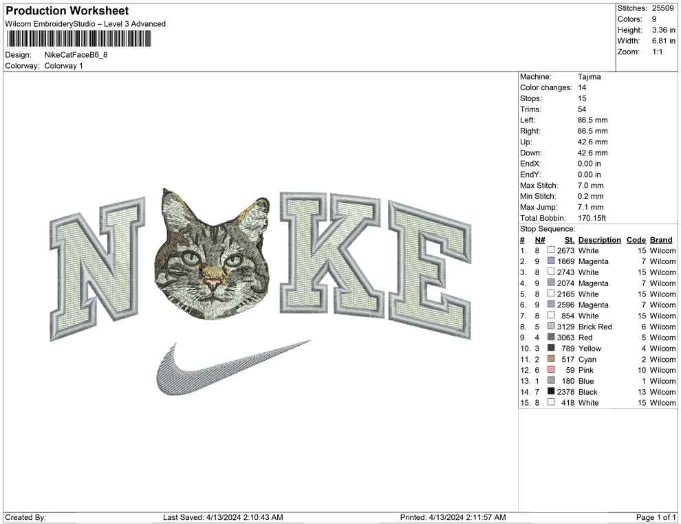 Nike Cat Face B