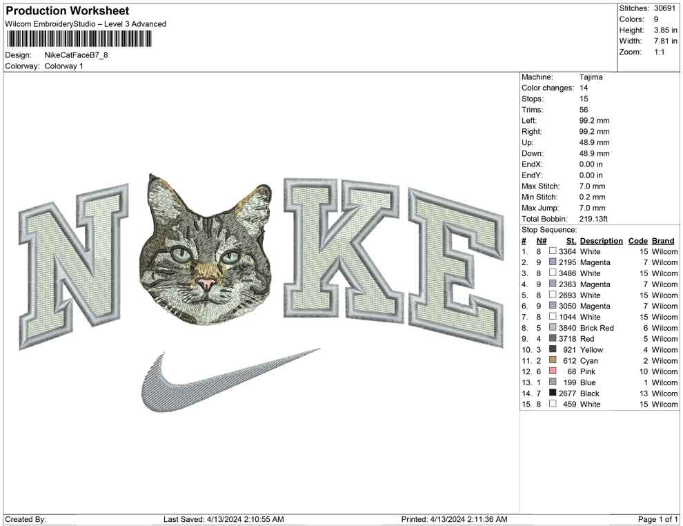 Nike Cat Face B