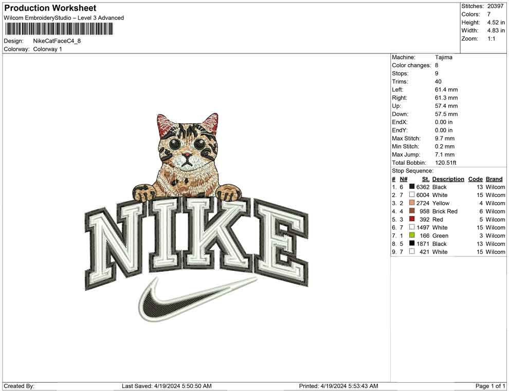 Nike Cat Face C