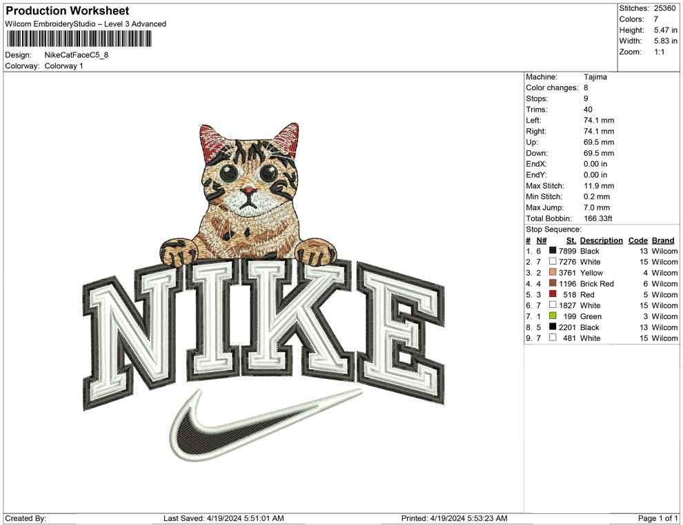 Nike Cat Face C