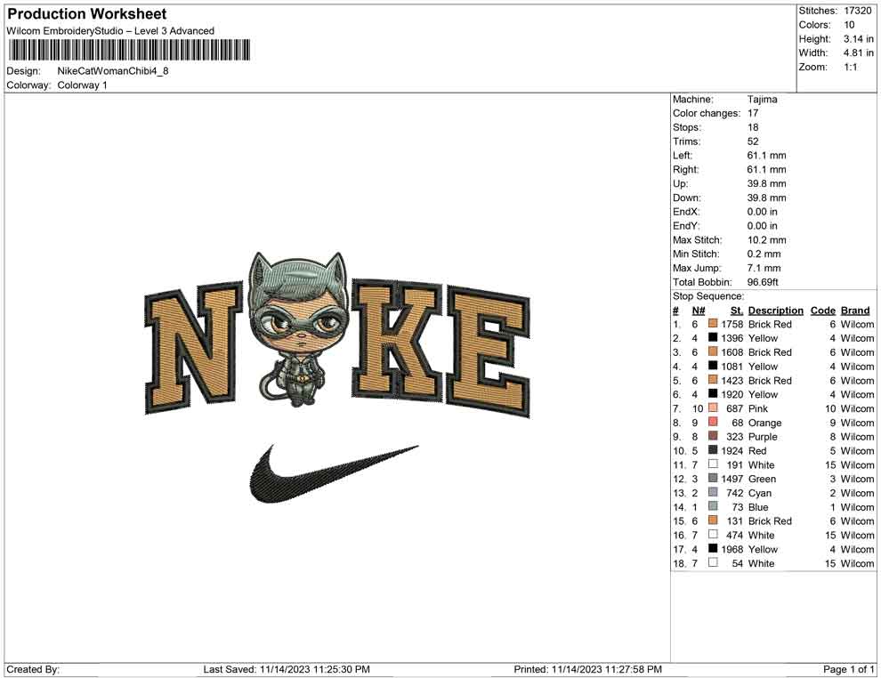 Nike Cat Woman Chibi