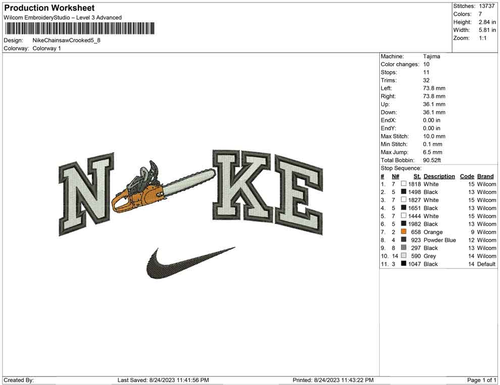 Nike Chainsaw Crooked