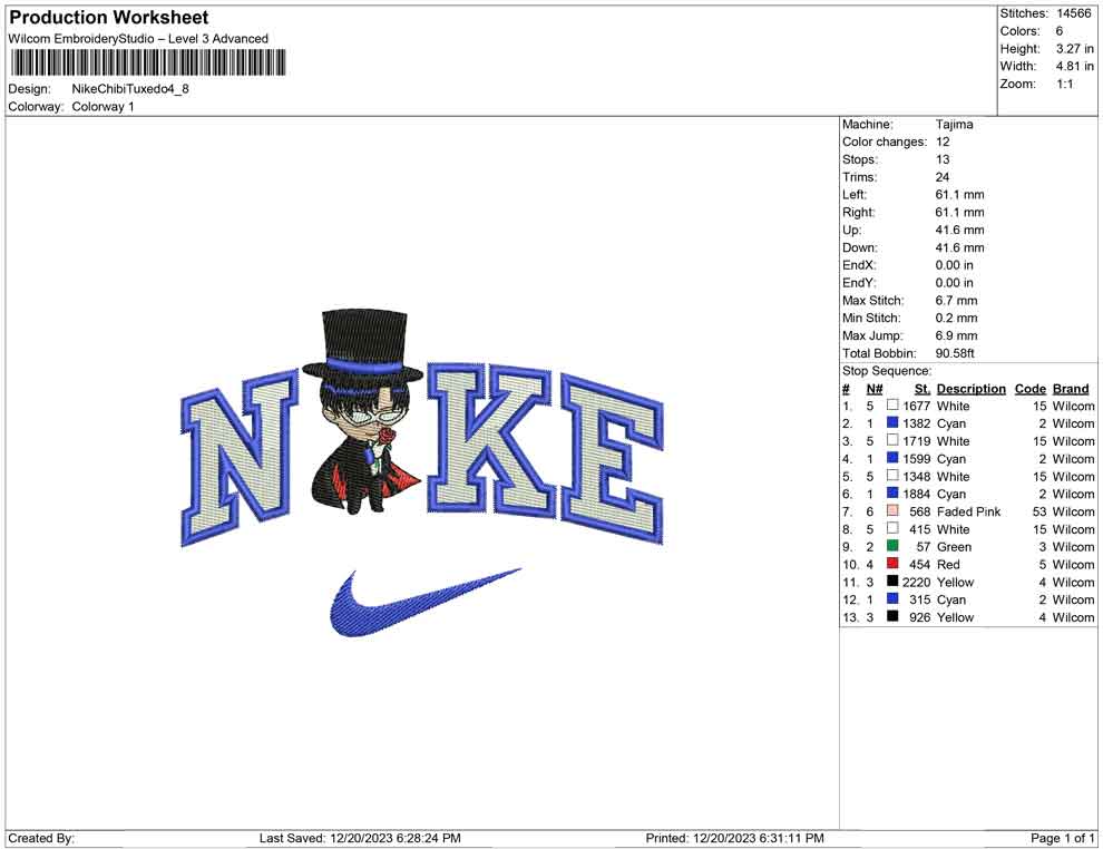 Nike Chibi Tuxedo