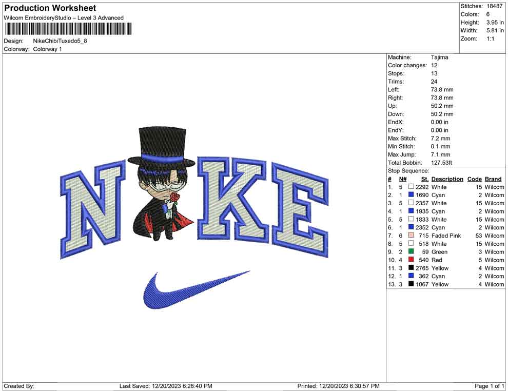 Nike Chibi Tuxedo