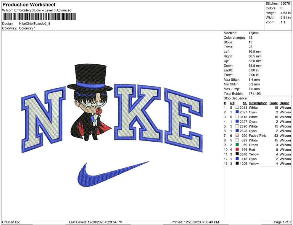 Nike Chibi Tuxedo