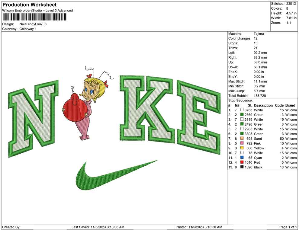 Nike Cindy lou