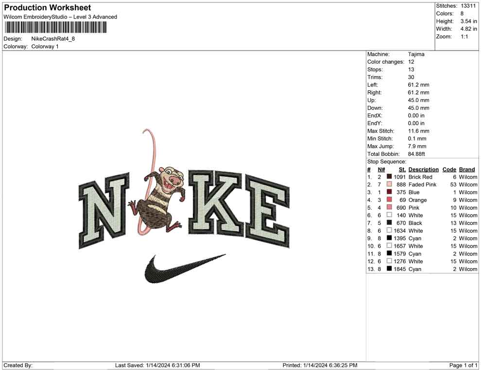Nike Crash Rat