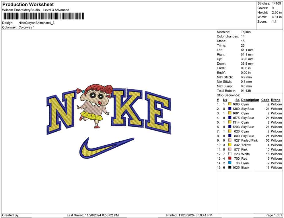Nike Crayon Shinchan