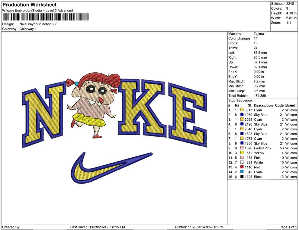 Nike Crayon Shinchan