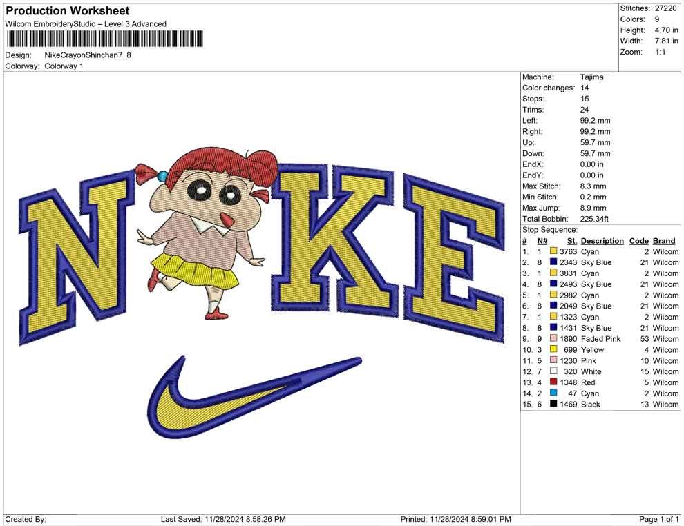 Nike Crayon Shinchan