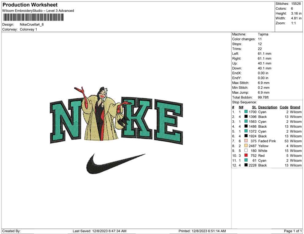 Nike cruella