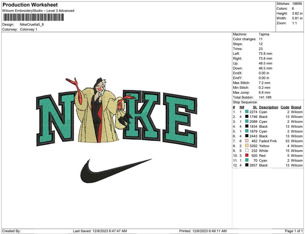 Nike cruella
