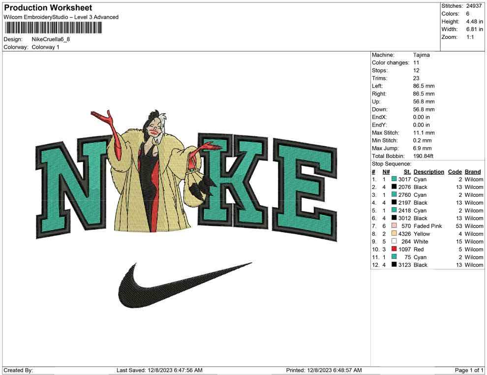 Nike cruella