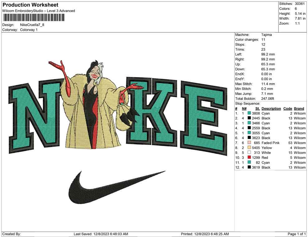Nike cruella