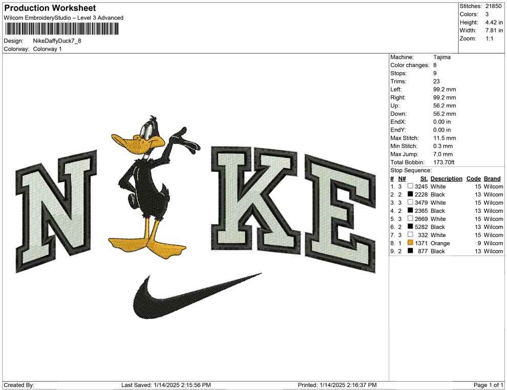 Nike Daffy Duck