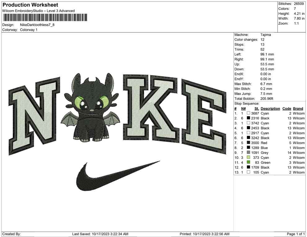 Nike Dark toothless